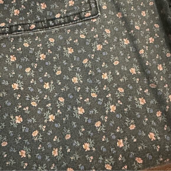 American Eagle Floral Cargo Pants, 90s, Y2K, Button Fly, Size 6 SHORT - Picture 5 of 15